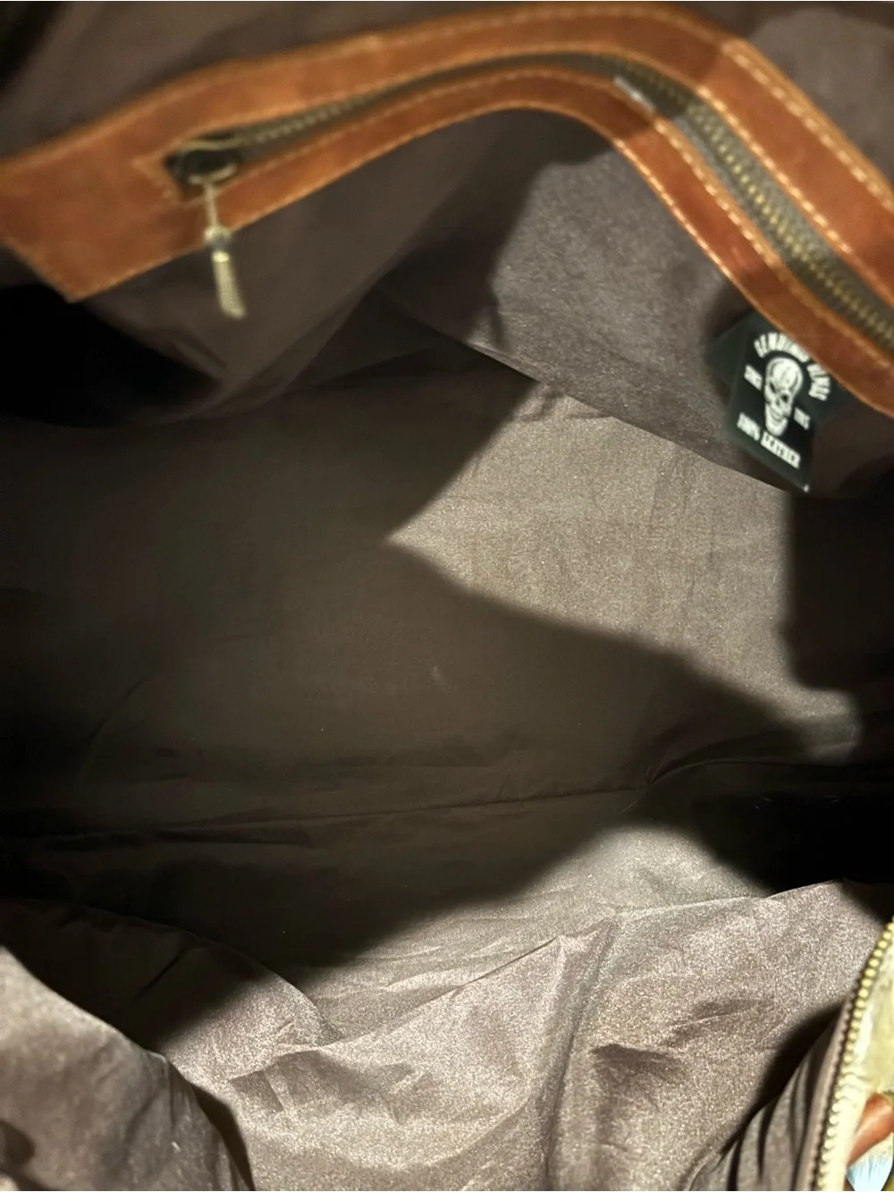 Genuinos Olmos Mexican Leather and Cowhide Travel Duffle Bag
